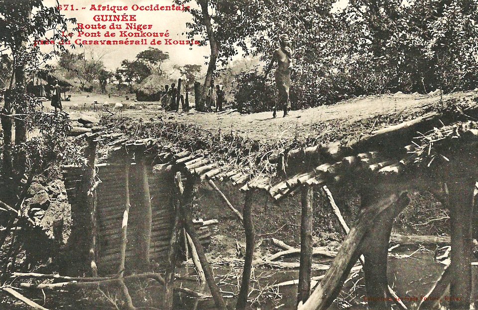 Le pont de Konkouré près du caravansérail de Kouria (Guinée)