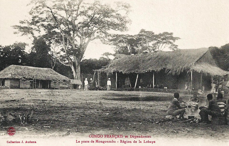 Le poste de Mongoumba-Région de la Lobaye (Congo Français et Dépendances)