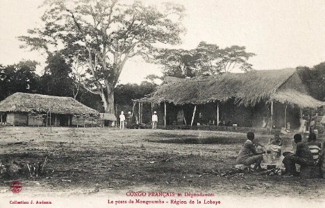 Le poste de Mongoumba-Région de la Lobaye (Congo Français et Dépendances)