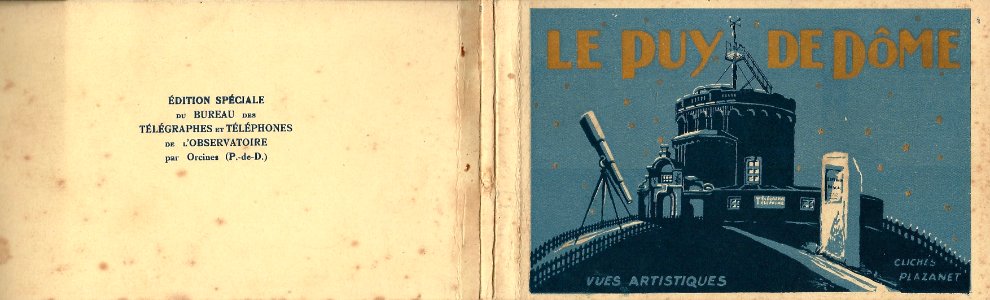 Le Puy de Dôme-FR-63-vers 1930-vue artistique-b00