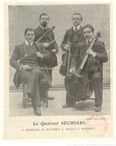 Le quatuor Séchiari P (...)Petit Pierre btv1b8424896h