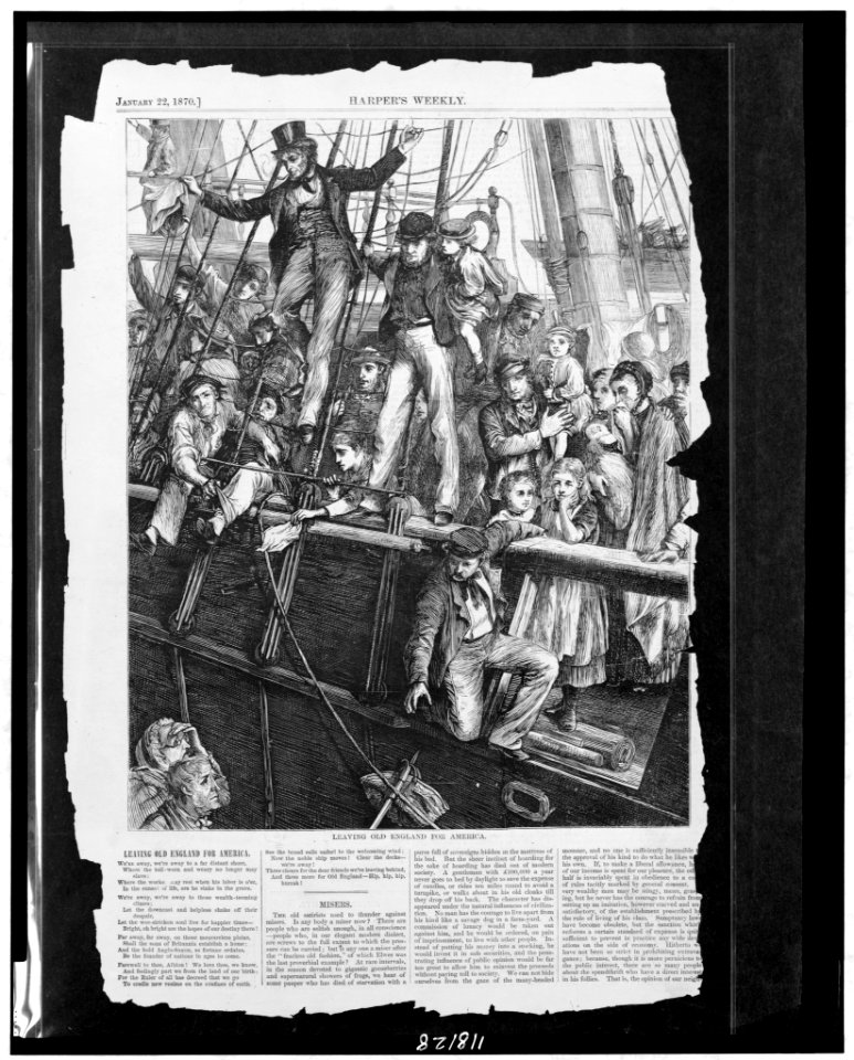 Leaving old England for America LCCN97512198