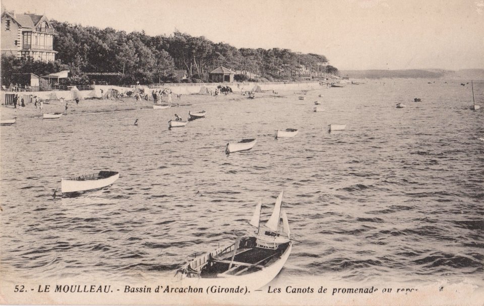 Le Moulleau - Bassin d'Arcachon et canots