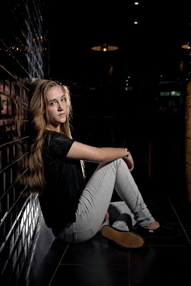 Woman dark teen