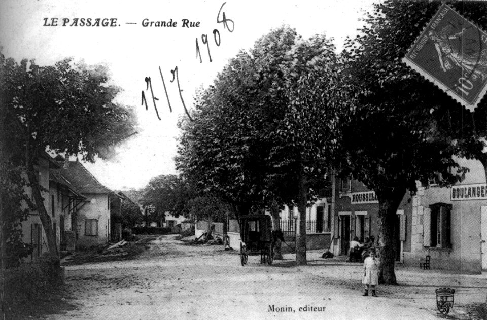 Le Passage, Grande Rue, 1908, p155 de L'Isère les 533 communes - Monin éditeur
