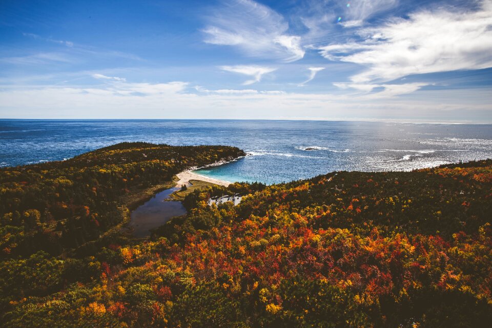 Aerial view fall