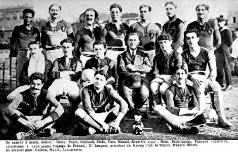 Le RC Toulon en mars 1921