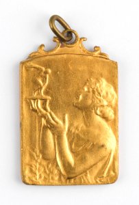Le Soir - Cross Finale, medal by Pierre Theunis, Belgium, (1946), Coins and Medals Department of the Royal Library of Belgium, 2N222 - 6 (recto)