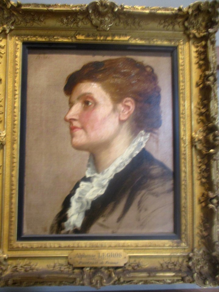 Legros Portrait de femme 1880
