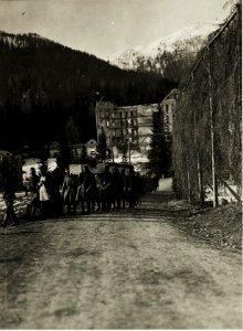 Leichenbegräbnis Gefallener in San Martino di Castrozza. (BildID 15416276)
