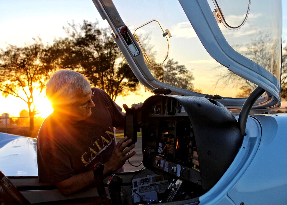 Working aircraft cockpit