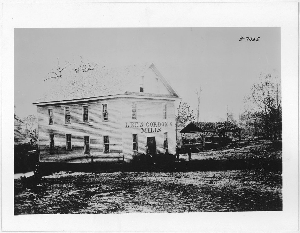 Lee and Gordon's Mills, Chickamauga Battlefield, Tenn. (Collection of Capt. W.C. Margedant. Ch(ief) of Top. Engrs.... - NARA - 530450