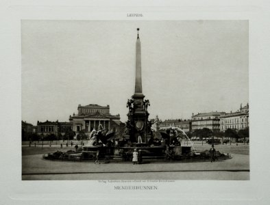 Leipzig Mendebrunnen 1898