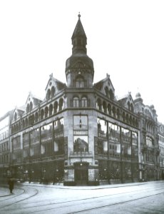 Leipzig, Bekleidungshaus Hollenkampf 1907, Brühl 28-32, Reichsstraße 47 Quelle Leipzig Fotografien 1867 bis 1929