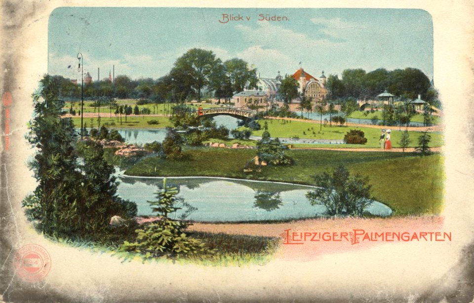Leipzig, Sachsen - Blick von Süden (Zeno Ansichtskarten)