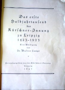 Leipzig, Kürschnerei und Pelz-Zurichterei Udo Meinelt, 2017 (84) 500 Jahre Kürschner-Innung Leipzig