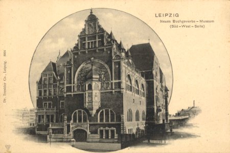Leipzig, Sachsen - Neues Buchgewerbemuseum (Zeno Ansichtskarten)