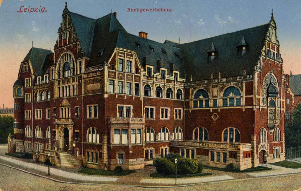 Leipzig, Sachsen - Buchgewerbehaus (2) (Zeno Ansichtskarten)