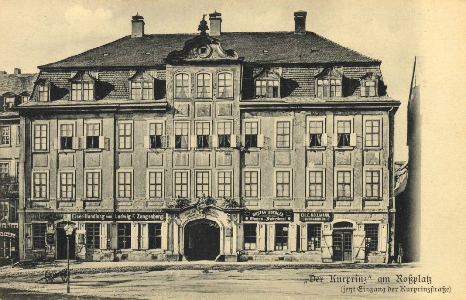 Leipzig, Sachsen - Rossplatz, Der Kurprinz (Zeno Ansichtskarten)