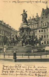 Leipzig, Sachsen - Siegesdenkmal (2) (Zeno Ansichtskarten)