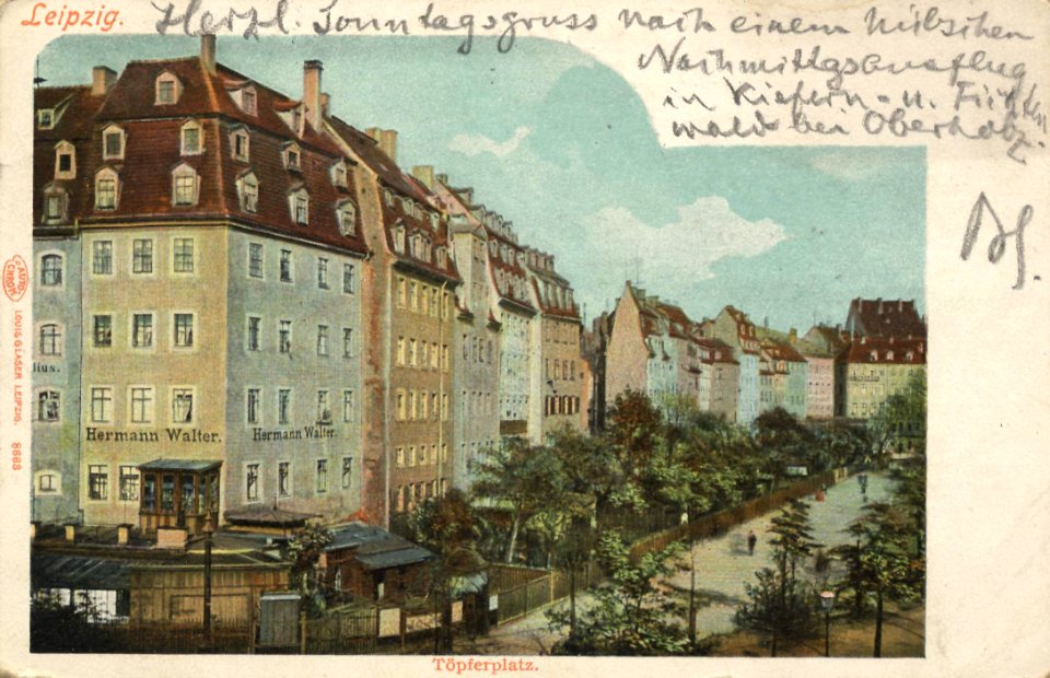 Leipzig, Sachsen - Töpferplatz (2) (Zeno Ansichtskarten)