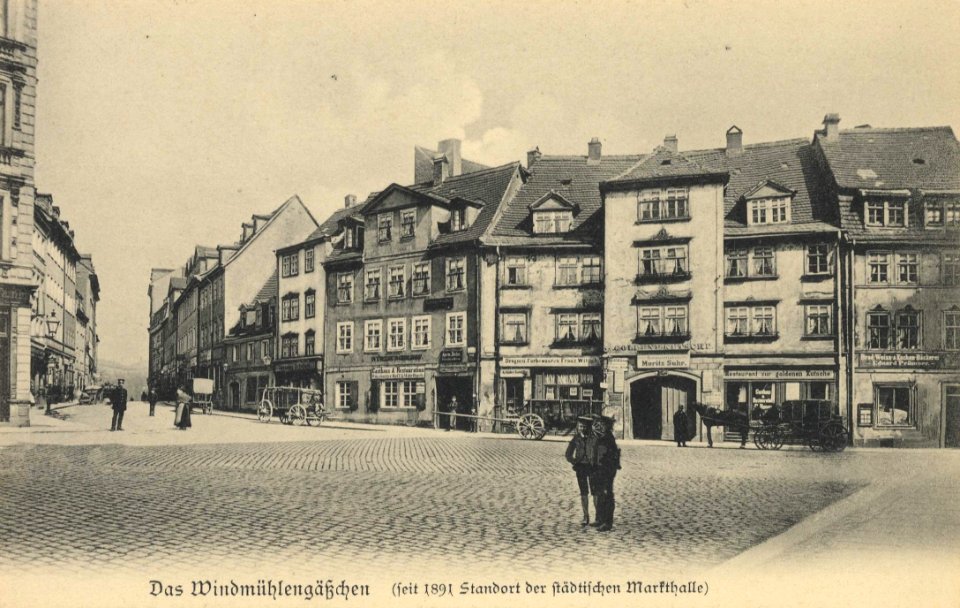 Leipzig, Sachsen - Windmühlengäßchen (Zeno Ansichtskarten)