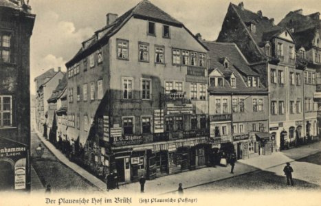 Leipzig, Sachsen - Plauenscher Hof im Brühl (Zeno Ansichtskarten)
