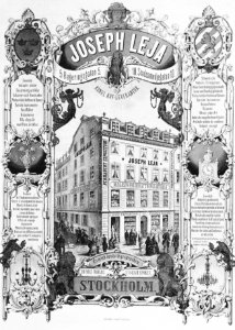 Lejas varumagasin, annons 1870