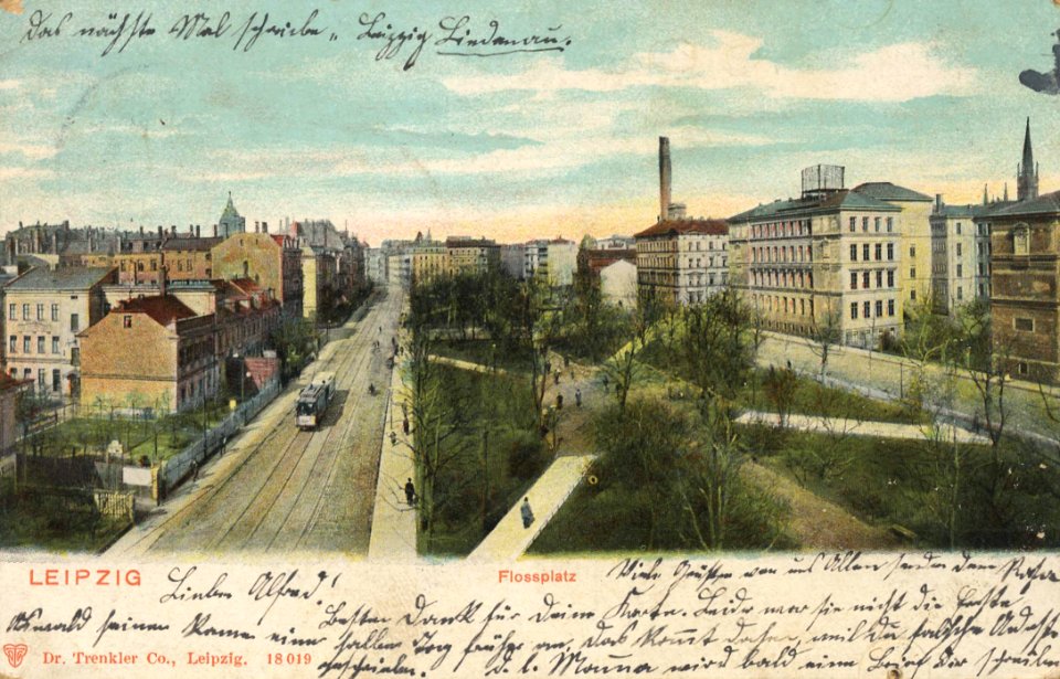 Leipzig, Sachsen - Rossplatz (Zeno Ansichtskarten)