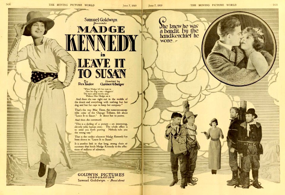 Madge Kennedy in Leave it to Susan