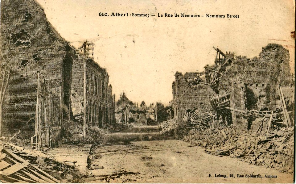 Lelong 660 - ALBERT - La rue de Nemours