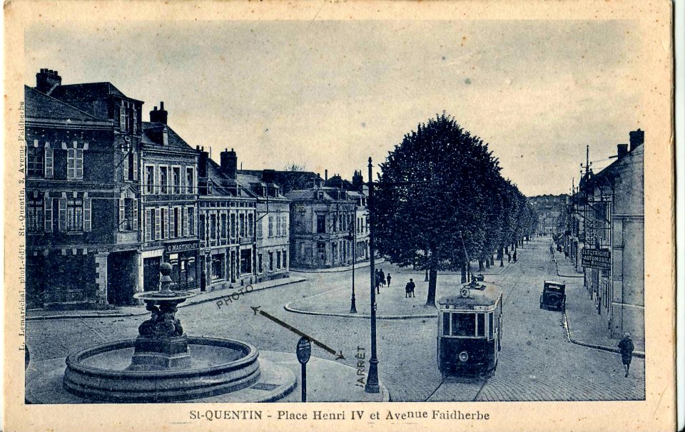 Lemaréchal - St-QUENTIN - Place Henri IV et Avenue Faidherbe