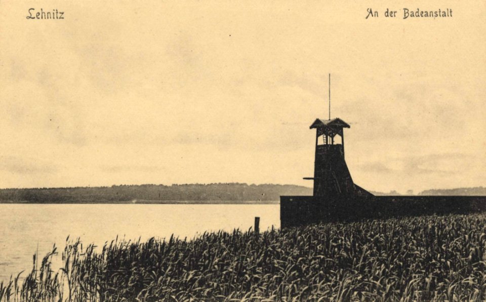 Lehnitz, Brandenburg - Badeanstalt (Zeno Ansichtskarten)
