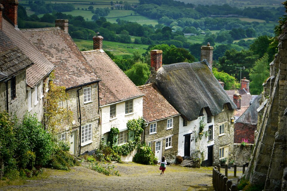 British landscape village