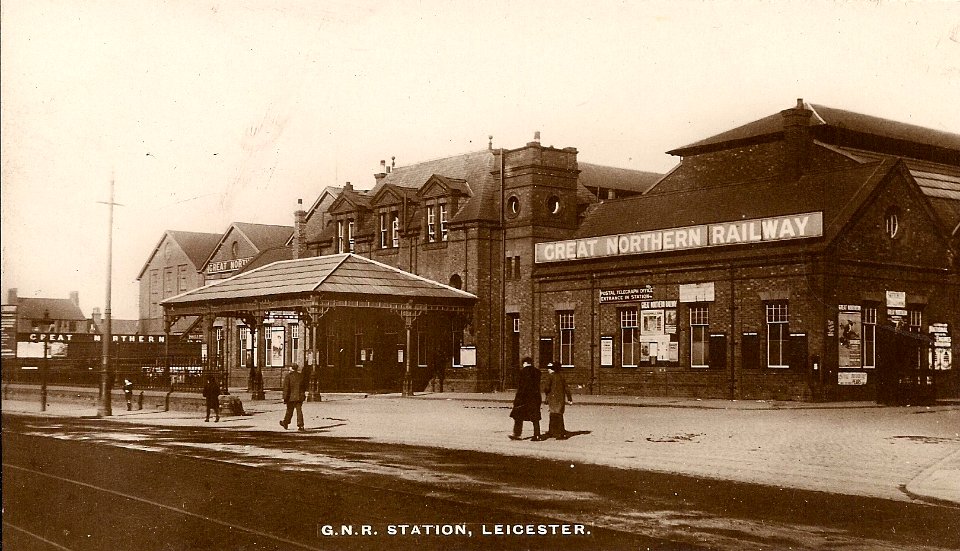 Leicester (Belgrave Road) station (postcard) photo