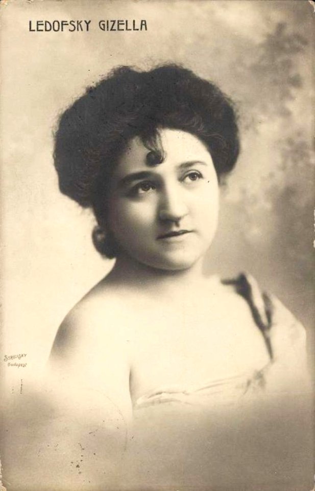 Ledofszky Gizella (Strelisky-fotó, 1901)