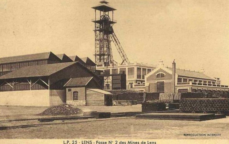 Lens - Fosse n° 2 - 2 bis des mines de Lens (K)