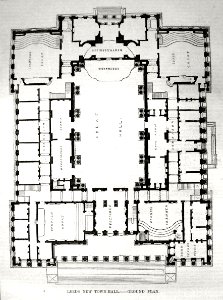 Leeds Town Hall plan