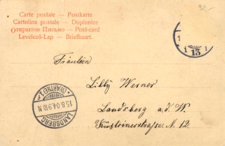 Leipzig, Sachsen - Am Thomasring (Lurgensteins Garten) (back) (Zeno Ansichtskarten)