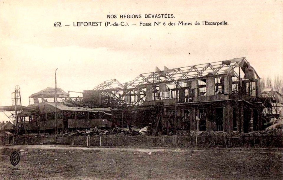 Leforest - Fosse n° 6 des mines de l'Escarpelle