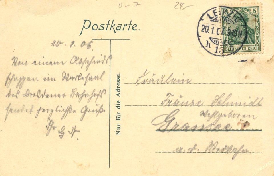 Leipzig, Sachsen - Hotel und Restaurant Dresdner Bahnhof Franz König (back) (Zeno Ansichtskarten)