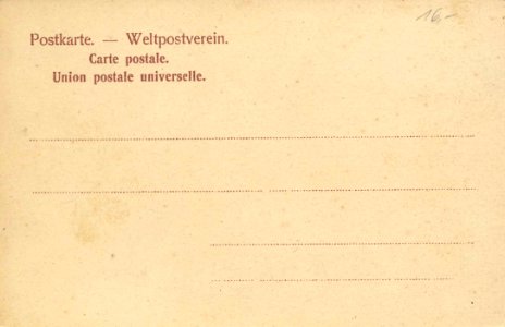 Leipzig, Sachsen - Johannisplatz mit Sachsenhof (back) (Zeno Ansichtskarten)