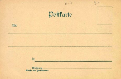 Leipzig, Sachsen - Konzerthaus und Bibliothek (back) (Zeno Ansichtskarten)