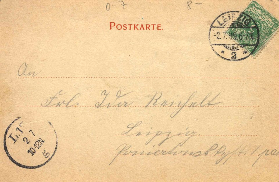 Leipzig, Sachsen - Palmengarten, Blumenparterre mit Gesellschaftshaus (back) (Zeno Ansichtskarten)
