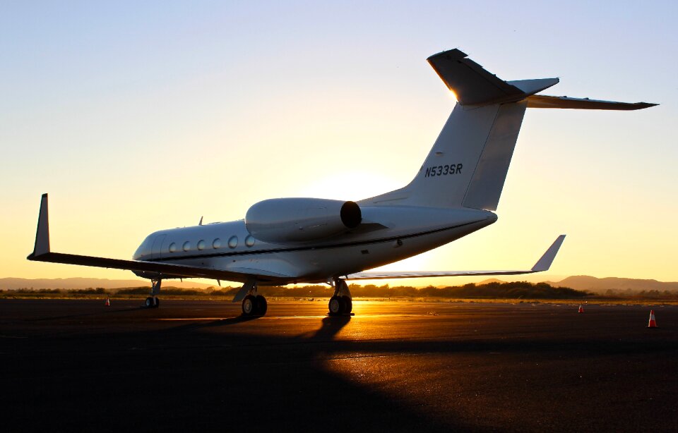 Sunset sunrise airport