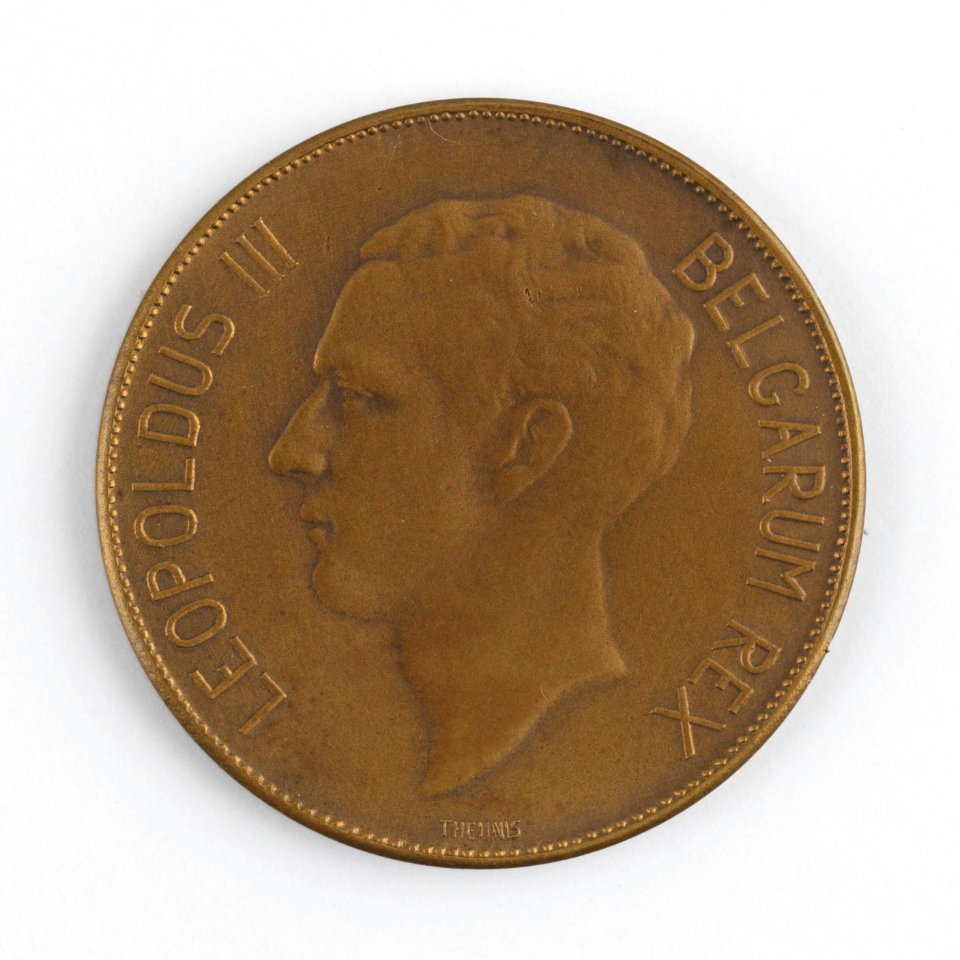 Leopold III Belgarum Rex, medal by Pierre Theunis, Belgium, (1936), Coins and Medals Department of the Royal Library of Belgium, 2N141 - 3 (recto)