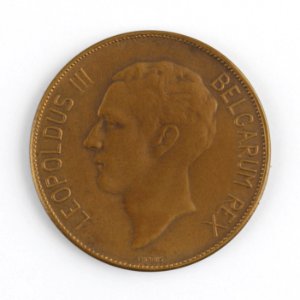 Leopold III Belgarum Rex, medal by Pierre Theunis, Belgium, (1936), Coins and Medals Department of the Royal Library of Belgium, 2N141 - 3 (recto)