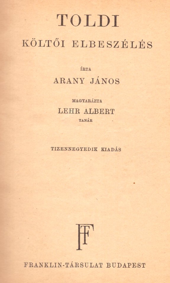 Lehr Albert Toldija