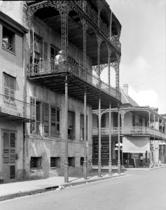LePretre Mansion Orleans St Pharmacy 1958 photo