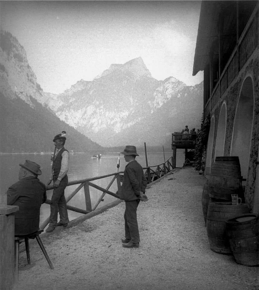 Leopoldsteinersee - Blick gegen den Pfaffenstein - um 1912